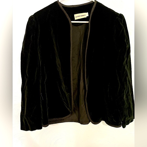 Vintage 90’s Alfred Dunner Women’s 12 Velvet Blazer - Picture 1 of 2